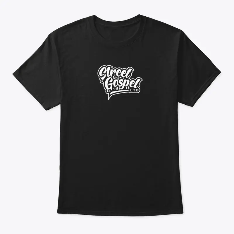 Street Gospel LTD T shirt 2 white logo